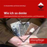 Wie ich so denke : Lebensgeschichten als Gesprächsanlass und Hörgenuss. 75 Min.. Lesung (Altenpflege) （2013. Laufzeit ca. 75 Minuten. 12.5 x 14.2 cm）