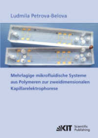 Mehrlagige mikrofluidische Systeme aus Polymeren zur zweidimensionalen Kapillarelektrophorese : Dissertationsschrift （2010. VIII, 167 S. Ill., graph. Darst. 21 cm）
