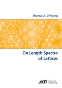 On length spectra of lattices : Dissertationsschrift （2010. 55 S. 24 cm）