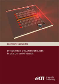 Integration organischer Laser in Lab-on-Chip Systeme : Dissertationsschrift （2011. 147 S. graph. Darst. 21 cm）