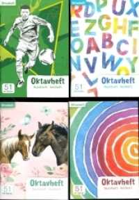 Lernfreunde Oktavheft A6 liniert sortiert : Flexibler Mini-Planer für ABC-Schützen, ohne Datumsbindung （2021. 64 S. 15 cm）