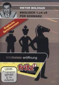 Englisch 1.c4 e5 für Schwarz, englische Ausgabe, DVD-ROM : Schachvideotraining. 221 Min. (fritz by chessbase) （2013. 19 cm）