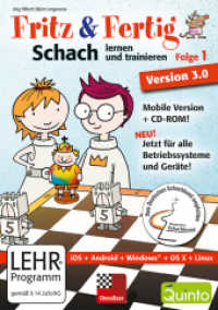 Fritz & Fertig!, CD-ROM Folge.1 : Schach lernen und trainieren. Für alle Betriebssysteme und Geräte!. Hrsg.: Möllers & Bellinghausen Verlag GmbH (Quinto) （2014. 19 cm）
