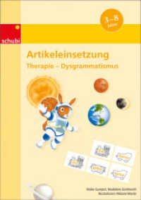 Artikeleinsetzung : Therapie - Dysgrammatismus Kopiervorlagen. Kopiervorlagen (GreTa-Material 2) （2018. 69 S. m. Abb. 297.00 mm）