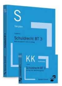 Skript Schuldrecht BT 3, m. Karteikarten Schuldrecht BT 3 (Skripten) （6. u. 18. Aufl., Ersch. 2015-2016. 2017. 229 S. 249 mm）