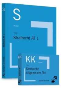 Bundle Krüger/Schäffer, Skript Strafrecht AT 1 + Krüger/Schäffer, Karteikarten Strafrecht AT (Skripten) （15. u. 18. Aufl., Ersch. 2017-2018. 2017. 356 S. 249 mm）