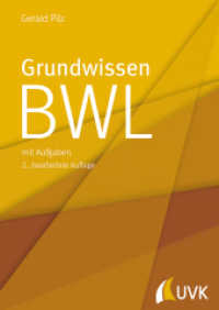Grundwissen BWL : mit Aufgaben （2. Aufl. 2017. 160 S. 296 mm）