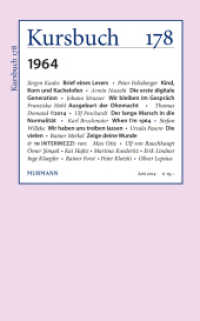 Kursbuch 178 : 1964 (Kursbuch Nr.178) （2014. 184 S. 22.7 cm）