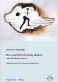 Stress, psychische Belastung, Burnout, 1 Audio-CD : Handeln, bevor der Job krank macht. Hrsg. v. Bertelsmann Stiftung. 79 Min. (audio edition) （2. Aufl. 2011. 32 S. Beil.: Booklet. 180 mm）