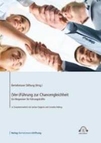 (Ver-)Führung zur Chancengleichheit, Audio-CD : Ein Wegweiser für Führungskräfte. Hrsg.: Bertelsmann Stiftung. 60 Min. (audio edition Nr.6) （2013. Beil.: Booklet. 190 mm）