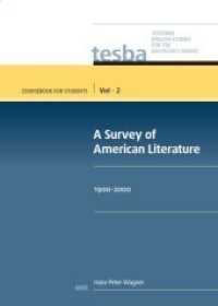 A Survey of American Literature Vol.2 : 1900-2000. A Coursebook for Students (TESBA .2) （2017. 130 S. 21 cm）