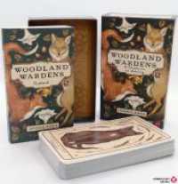 Woodland Wardens: 52 Orakelkarten mit Booklet, m. 1 Buch, m. 52 Beilage, 2 Teile : Krafttierkarten für Erwachsene und Kinder, Orakeldeck, Deutsch （2023. 128 S. durchgängig farbige Illustrationen. 12 cm）