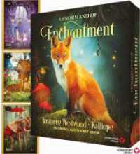 Lenormand of Enchantment - Zauberhafte Orakelkarten im Fantasy-Style, m. 1 Buch, m. 36 Beilage, 2 Teile : 36 Lenormand-Karten mit Goldschnitt und 208-seitiges Buch （2024. 208 S. durchgängig farbige Illustrationen. 15.4 cm）