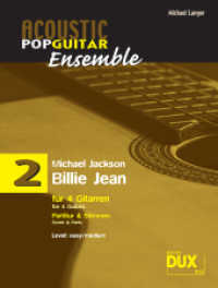 Billie Jean (Acoustic Popguitar Ensemble Vol.2) （2014. 8 S. Noten. 30 cm）