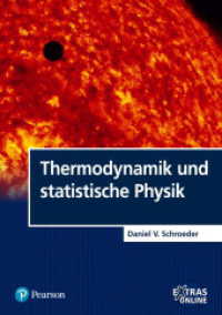 Thermodynamik und statistische Physik : Extras Online (Pearson Studium - Physik) （2018. 448 S. 24 cm）
