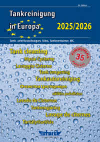 Tankreinigung in Europa 2025/2026 （35. Aufl. 2025. 132 S. 297 mm）