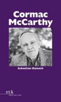 Cormac McCarthy (Schreiben andernorts) （2012. 215 S. 230 mm）