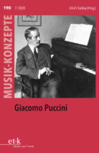 Musik-Konzepte (Neue Folge). 190 Giacomo Puccini （2020. 93 S. SW-Abb. 23 cm）