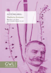 Poetische Konturen: Materialien zu 20 Jahren Kieler Liliencron-Dozentur für Lyrik (Geist und Wissen .32) （Erstauflage. 2018. 100 S. 20 SW-Abb. 21 cm）