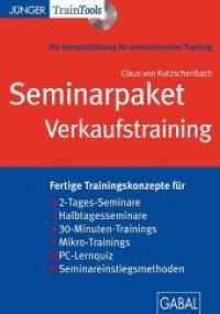 Seminarpaket Verkaufstraining, CD-ROM : Die Komplettl&ouml;sung f&uuml;r professionelle Trainings. Fertige Trainingskonzepte. Ab Windows 2000 oder Mac OSX (J&uuml;nger Train Tools) （1. Aufl. 2012. 19 cm）