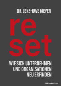 Reset : Wie sich Unternehmen und Organisationen neu erfinden （2022. 256 S. 210 cm）