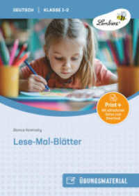 Lese-Mal-Blätter, m. 1 Beilage : (1. und 2. Klasse). Kopiervorlagen. Mit CD-ROM - kompletter Inhalt als editierbare Microsoft Word Dokumente sowie als PDF （3. Aufl. 2024. 35 S. m. Farb- u. SW-Illustr. 300 mm）