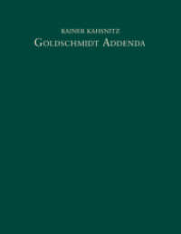 Goldschmidt Addenda : Nachträge zu den Bänden I-IV des Elfenbeincorpus von Adolph Goldschmidt, Berlin 1914-1926 （2022. 208 S. mit 182 Farb- und 119 SW-Bildern. 276 mm）
