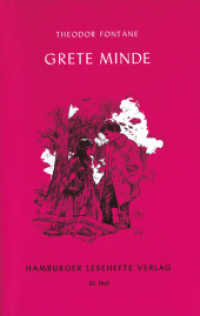 Grete Minde : Nach einer altmärkischen Chronik (Hamburger Lesehefte 52) （2016. 104 S. 20 cm）