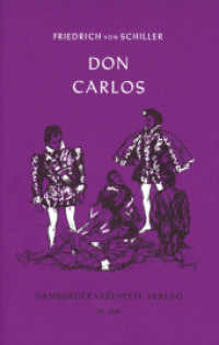 Don Carlos, Infant von Spanien : Ein dramatisches Gedicht (Hamburger Lesehefte 80) （2009. 208 S. 20 cm）