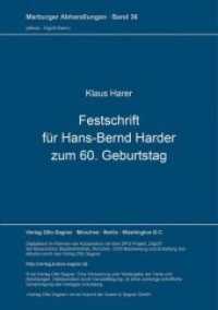 Festschrift für Hans-Bernd Harder zum 60. Geburtstag (Marburger Abhandlungen zur Geschichte und Kultur Osteuropas .36) （Neuausg. 1995. 601 S. 297 mm）