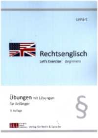 Rechtsenglisch Let's exercise! beginners （3. Aufl. 2021. 154 S. 29.8 cm）