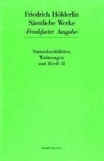 Sämtliche Werke Frankfurter Ausgabe, Ln. Bd.19 Stammbuchblätter; Widmungen und Briefe Tl.2 : Historisch-kritische Ausgabe （2007. 590 S. 30 cm）