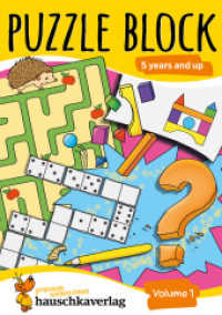 Puzzle Activity Book from 5 Years - Volume 1: Colourful Preschool Activity Books with Puzzle Fun - Labyrinth, Sudoku, Se : Puzzle Activity Books (Puzzle Activity Books 739) （2021. 64 S. 210 mm）