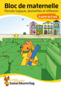 Bloc d'activités préscolaires à partir de 5 ans pour garçons et filles, livre garcon 4 ans - Pensée logique, devinettes (Übungshefte und -blöcke für Kindergarten und Vorschule / Kids Activity books an （2020. 64 S. 21 cm）