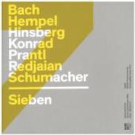 Sieben, Aktuelle Positionen aus der Sammlung Marli Hoppe-Ritter : Bach, Hempel, Hinsberg, Konrad, Prantl, Redjaian, Schumacher. Katalog zur Ausstellung im Museum Ritter, Waldenbuch, 2014. Dtsch.-Engl. （2014. 88 S. m. zahlr. Farbabb. 237 mm）