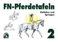 FN-Pferdetafeln. Mappe.2 Reitlehre und Springen : Hrsg.: Deutsche Reiterliche Vereinigung （2008. Mit zahlr. farb. Abb. 22 x 30 cm）