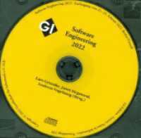 GI Edition Proceedings Band 320 "Software Engineering 2022" : 21.-25. Februar 2022 Berlin/Virtuell (GI-Edition. Proceedings 320) （2022. 108 S. 23.5 cm）