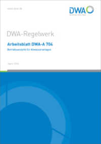 Arbeitsblatt DWA-A 704 Betriebsanalytik für Abwasseranlagen : Zugriff auf IQK-Karten als Excel-Anwendung. Mitarbeit: DWA-Arbeitsgruppe KA-12.1 "Betriebsanalytik für Abwasseranlagen" (DWA-Arbeitsblatt 704) （April 2016; 2.Auflage 2020. 2016. 81 S. Anhang mit 12 IQK-Karten inklu）