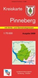 Kreiskarte Schleswig-Holstein Pinneberg : Mit Amts- und Gemeindegrenzen. 1 : 75.000 (Kreiskarte Schleswig-Holstein) （2010）
