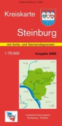 Kreiskarte Schleswig-Holstein Steinburg : Mit Amts- und Gemeindegrenzen. 1 : 75.000 (Kreiskarte Schleswig-Holstein) （2010）