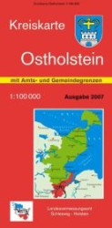 Kreiskarte Schleswig-Holstein Ostholstein : Mit Amts- und Gemeindegrenzen. 1 : 100.000 (Kreiskarte Schleswig-Holstein) （2007）