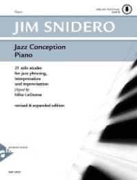 Jazz Conception Piano, w. MP3-CD : 21 solo etudes for jazz phrasing, interpretation and improvisation. Klavier. (Jazz Conception) （1997. 92 S. 303 mm）