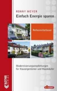 Einfach Energie sparen: Reihenmittelhäuser : Modernisierungsempfehlungen für Hauseigentümer und Hauskäufer (E-Scout)