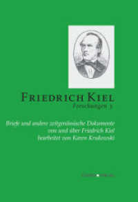 Friedrich-Kiel-Forschungen Bd.3 : Briefe und andere zeitgenössische Dokumente von und über Friedrich Kiel (Friedrich-Kiel-Forschungen 3) （NED. 2013. 192 S. mit Register. 210 mm）
