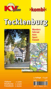KVplan Freizeit Tecklenburg : Mit den Ortsteilen Brochterbeck, Ledde und Leeden. Mit Rad- und Wanderwegen. 1 : 5.000, 1 : 12.500 (KVplan Freizeit) （5. komplett überarbeitete und erweiterte Auflage. 2015）