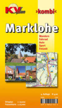 KVplan Kombi Marklohe : Wandern, Fahrrad, Auto, Sport, Freizeit. 1 :15.000, 1 : 25.000 (KVplan-Kombi-Reihe) （4. Aufl. 2011）