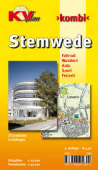 KVplan Kombi Stemwede : Fahrrad, Wander, Auto, Sport, Freizeit. 1 : 25.000, 1 : 12.500 (KVplan-Kombi-Reihe) （4. Aufl. 2008）