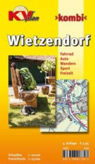 KVplan Kombi Wietzendorf : Fahrrad, Auto, Wandern, Sport, Freizeit. 1:10.000 Gemeindeplan mit Freizeitkarte 1:25.000 inkl. Radrouten und Wanderwegen. 1 : 10.000 u. 1 : 25.000 (KVplan Heide-Region) （4., überarb. Aufl. 2015. 19.8 cm）