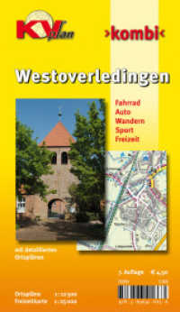 KVplan Kombi Westoverledingen : Fahrrad, Auto, Wandern, Sport, Freizeit. Mit detaillierten Ortsplänen. 1 : 12.500 u. 1 : 25.000 (KVplan Ostfriesland-Region) （7. Aufl. 2010）
