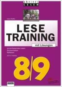 Lesetraining. Ab 8./9. Klasse (Aktives Lesen) （2006. 48 S. m. zahlr. Abb. 30 cm）